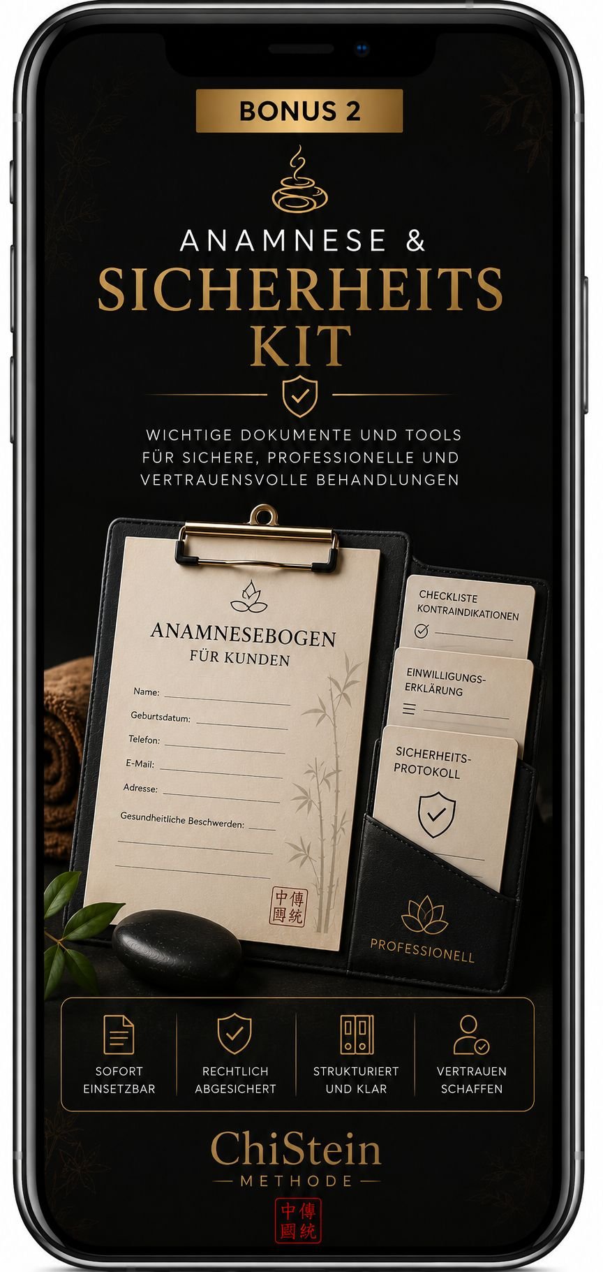 Bonus 2 — Anamnese- und Sicherheits-Kit