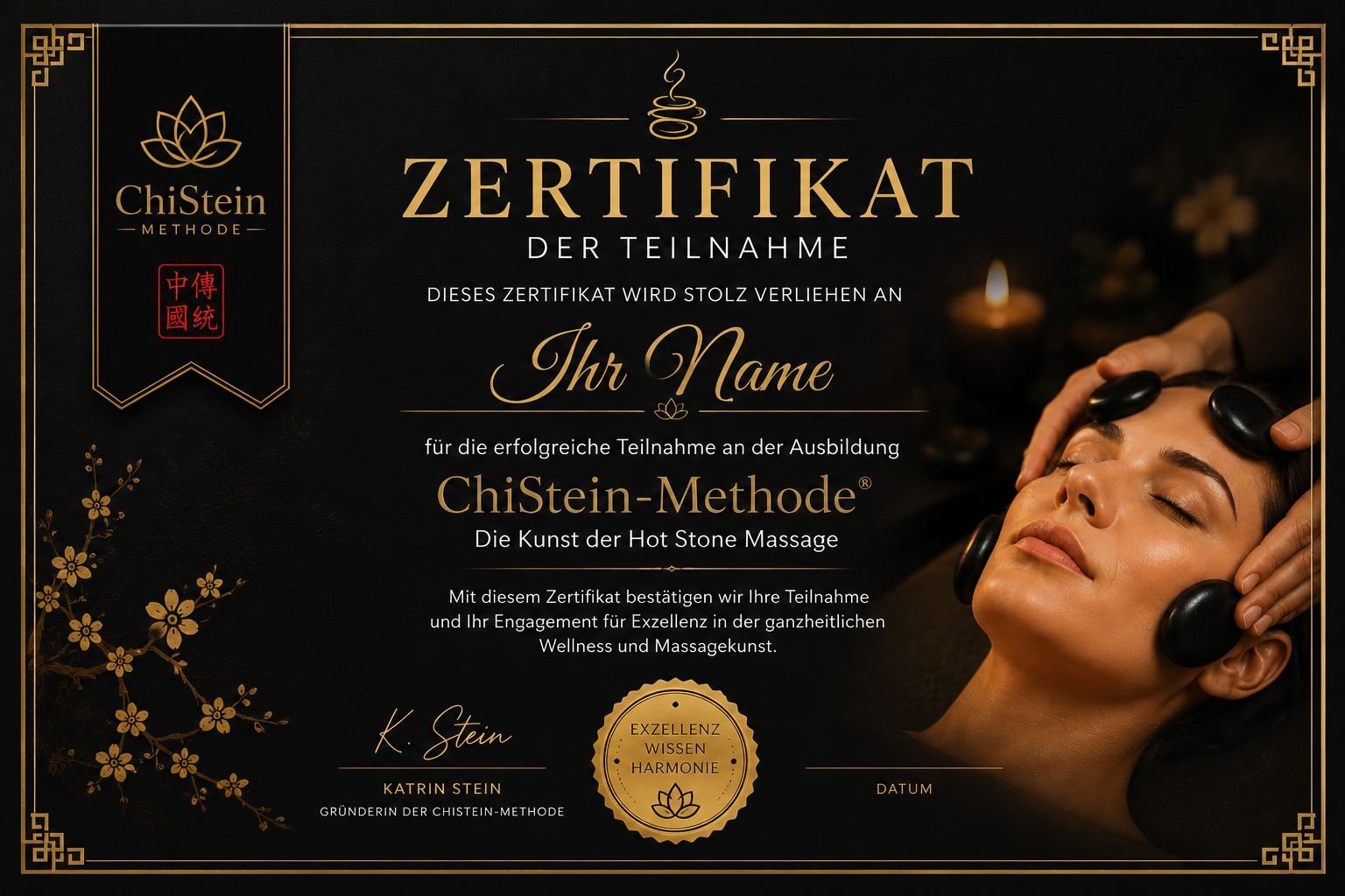 Teilnahmezertifikat — ChiStein-Methode